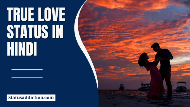 True Love Status in Hindi – Love Shayari & Quotes in Hindi English