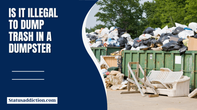Is it Illegal to Dump Trash in a Dumpster? – Explanation Guide