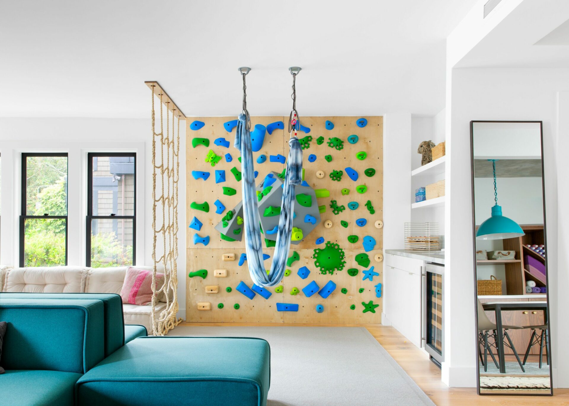 Creative Design Ideas For Kids’ Home Climbing Walls