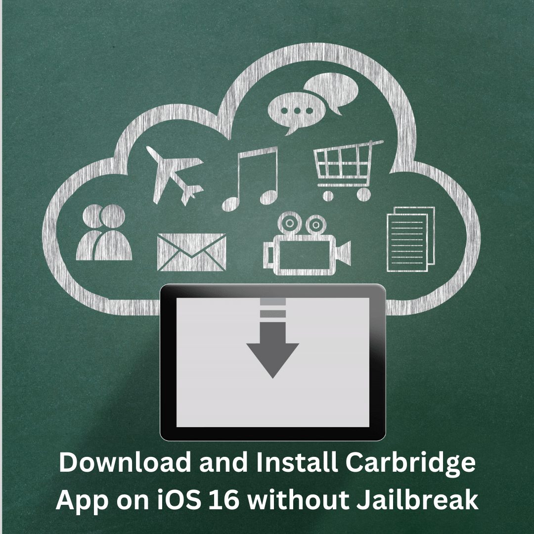 Download and Install Carbridge App on iOS 16 without Jailbreak